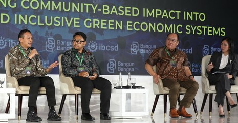 Wali Kota Malang, Wahyu Hidayat, dalam forum The Bangun Bangsa Conference 2026 yang diselenggarakan CNN Indonesia di Auditorium Menara Bank Mega, Jakarta, Kamis (6/8/2026). (foto: prokopim)